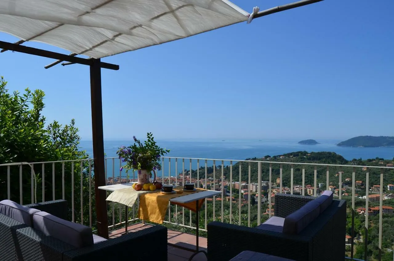Bed & Breakfast La Castellana Una Finestra Sul Mare- Air Conditioned Lerici Italy